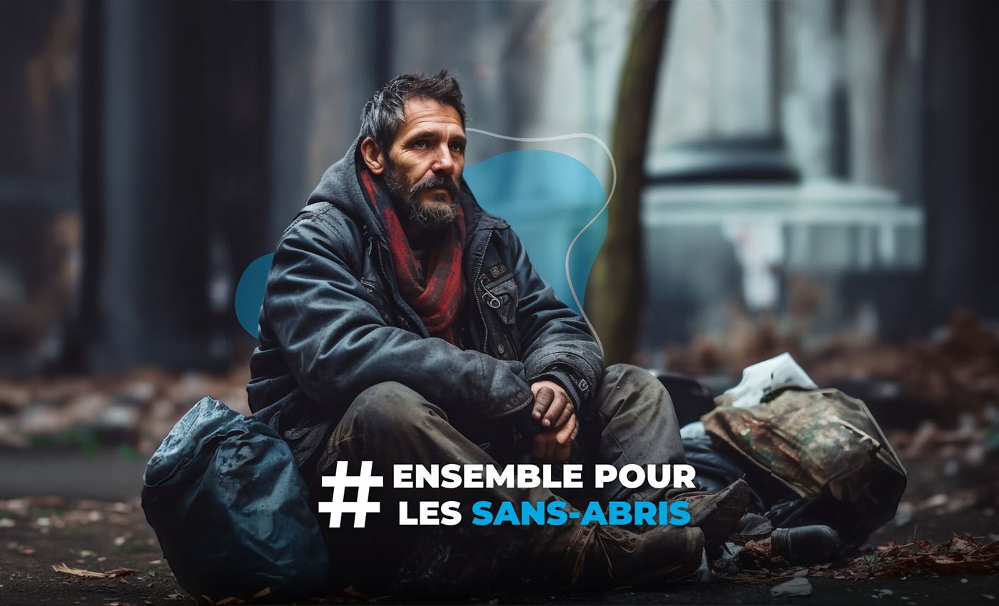 Bénévoles préparant des repas chauds pour une maraude